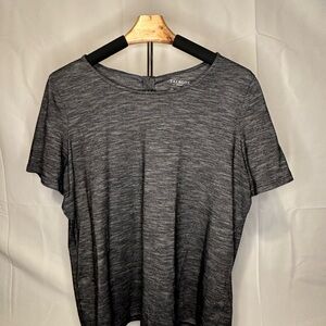 Talbots Charcoal Short Sleeve Tee